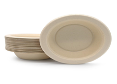 Ecozoe - 125 pcs - Disposable 16OZ 480ml Bowl, Bagasse, Biodegradable, Sustainable, Ecofriendly