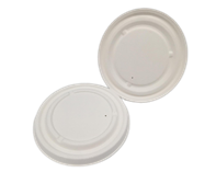 Ecozoe - 50 pcs - Disposable Lid for Diamond Bowl, Bagasse, Biodegradable, Sustainable, Ecofriendly