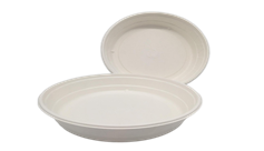 Ecozoe - 50 pcs - Disposable 1500ml, 2000ml, 2500ml, 3000ml & 3500ml Diamond Bowl, Bagasse, Biodegradable, Sustainable, Ecofriendly
