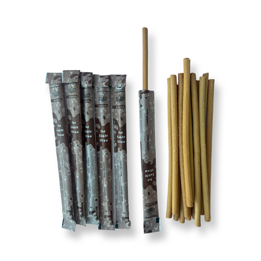 Edible Drinking Straws - CHOCOLATE Flavoured, 8.00mm X 200mm, Individually Wrapped