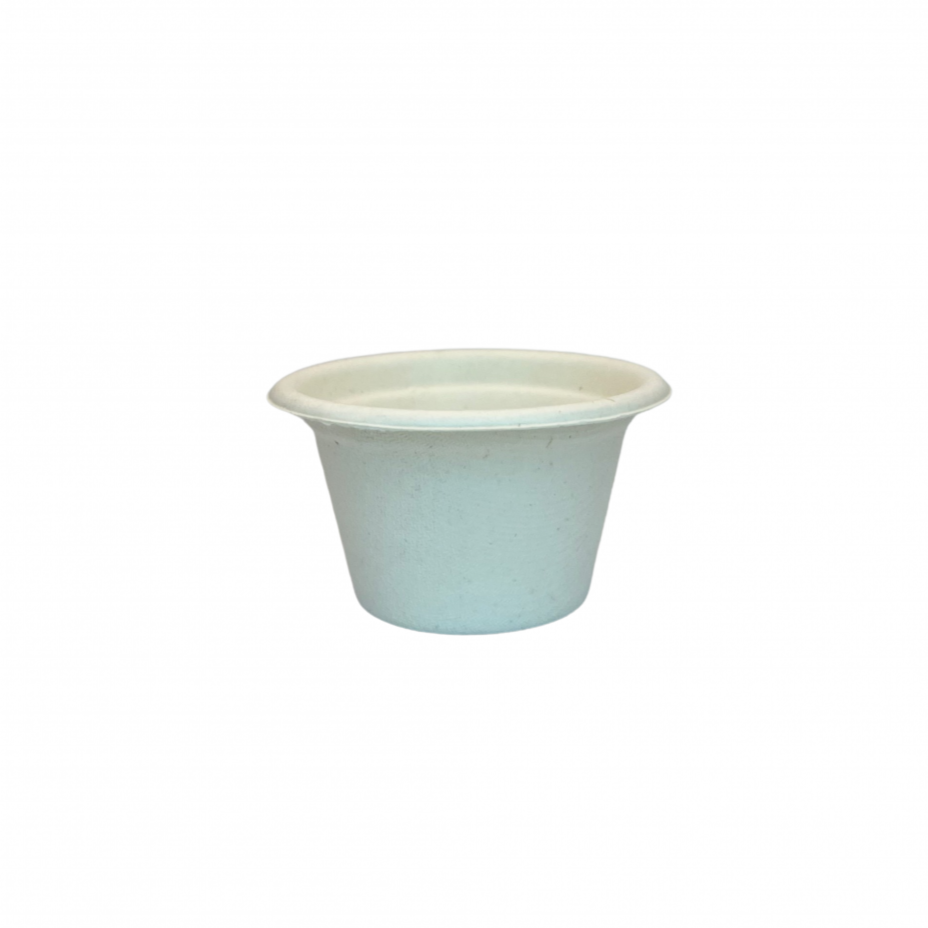 Ecozoe - 100 pcs - Disposable Cups - 110ml , Bagasse, Biodegradable, Sustainable, Ecofriendly