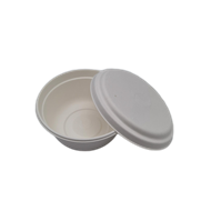 Ecozoe - 50 pcs - Disposable 350ml, 500ml, 750ml & 1000ml Bowl Narrow, Bagasse, Biodegradable, Sustainable, Ecofriendly